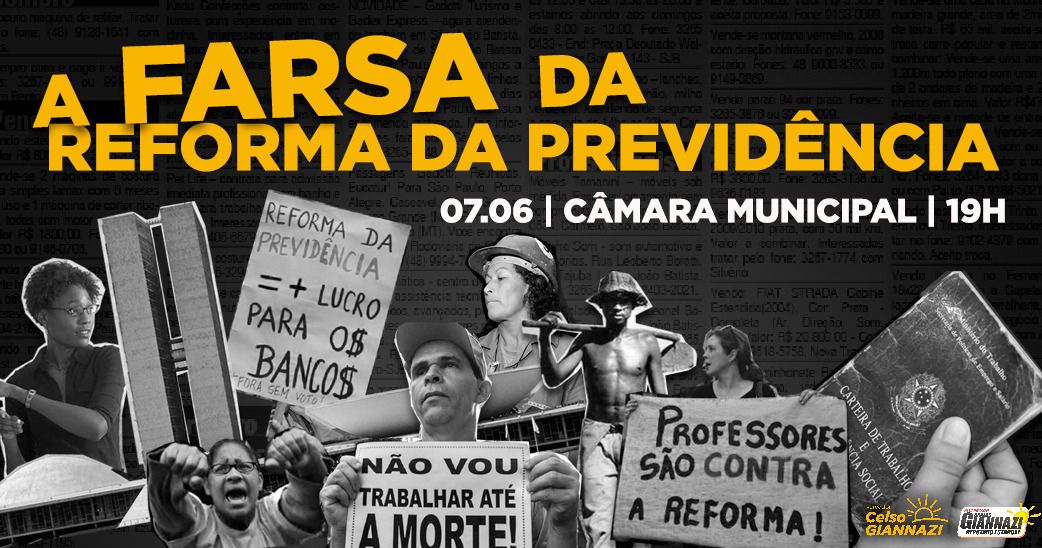 O seminário acontece dia 7 de junho, na Câmara Municipal de São Paulo, a partir das 19h.