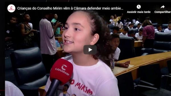 Conselho Mirim avisa: vamos  lutar em defesa da Amazônia!