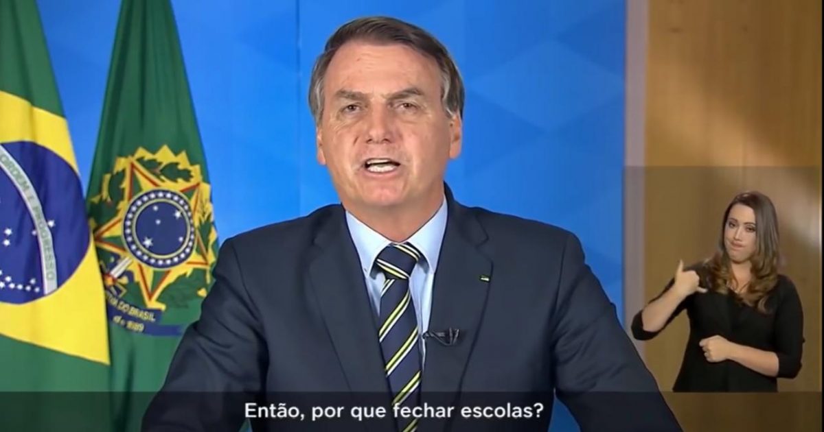 Bolsonaro fez pronunciamento genocida.