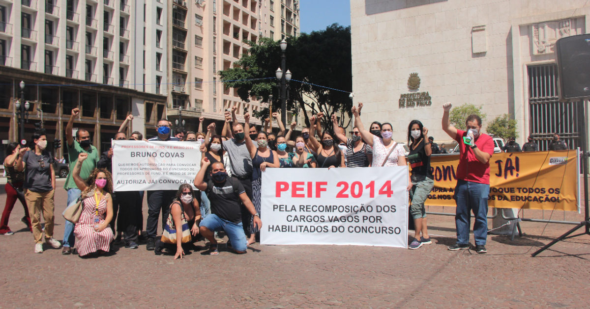 Um novo Ato aconteceu diante da Prefeitura de São Paulo nesta sexta-feira, 4