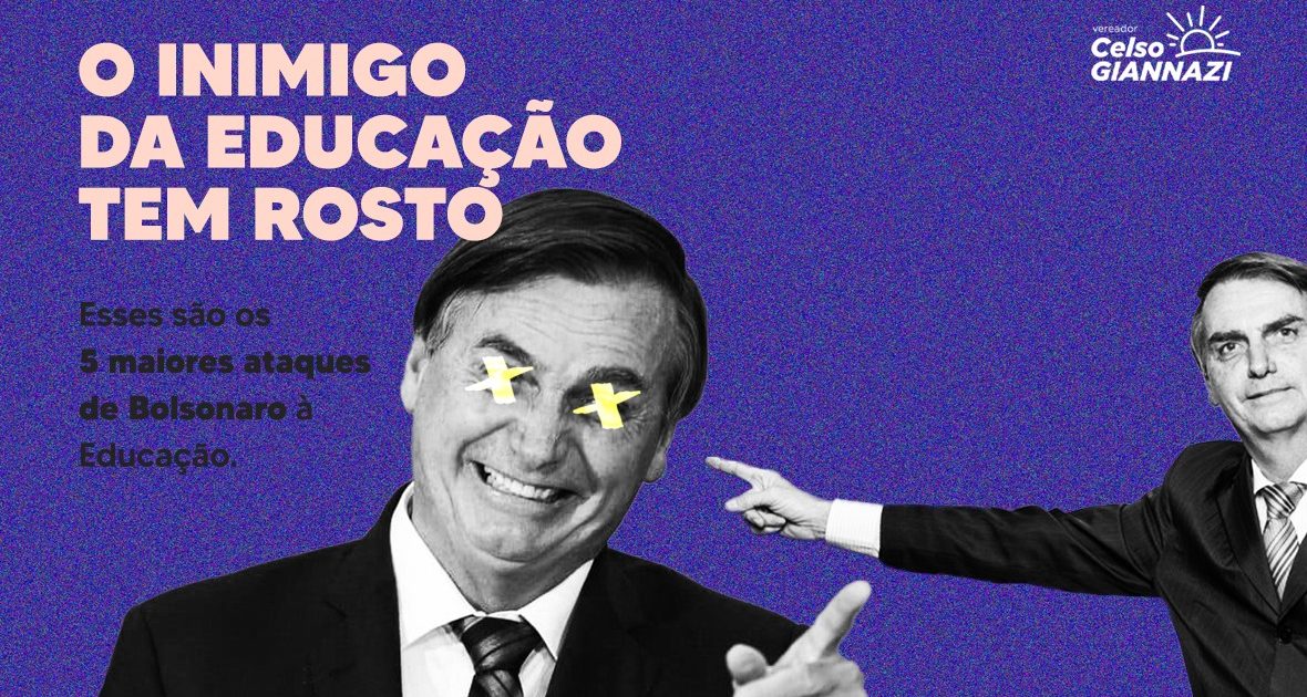 Derrotar Bolsonaro é essencial para salvar a Educação!