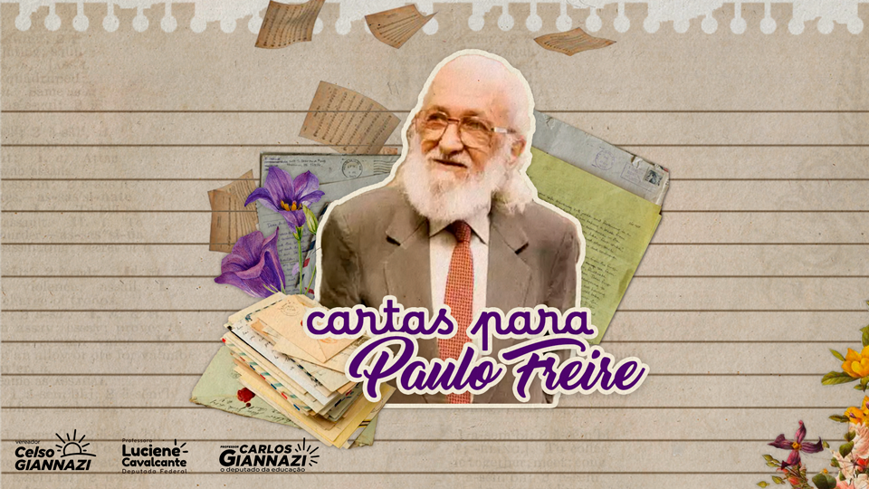 Chamamento para publicação Cartas Para Paulo Freire.