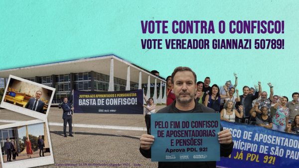 Pelo fim do confisco: VOTE 50789!