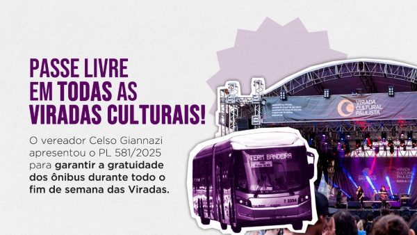 PL 581/25 | Passe Livre nas Viradas Culturais