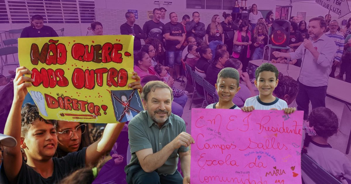 Não vamos aceitar interventores nas escolas!