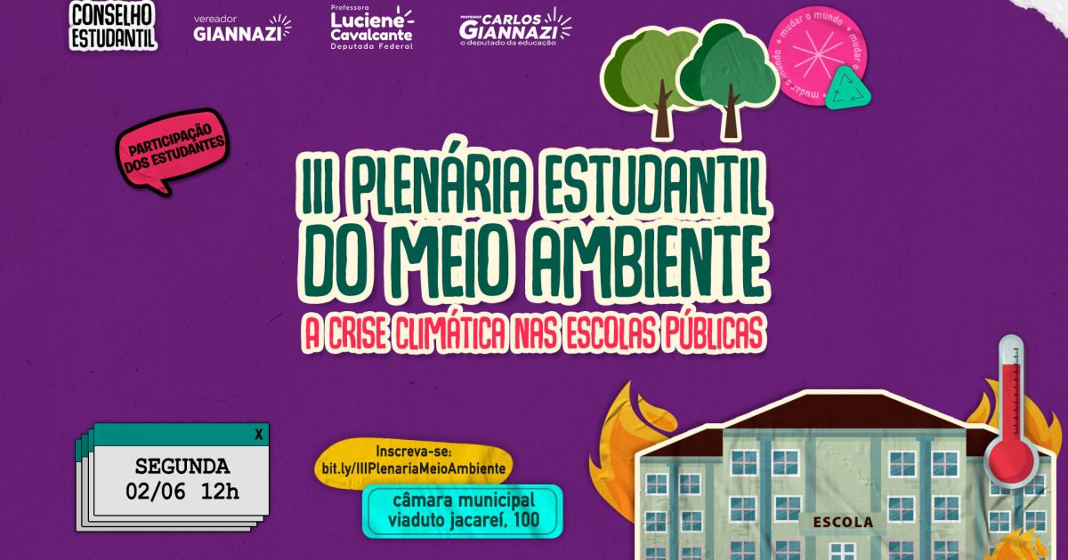 Atenção! A inscrição vai até 20 de maio!