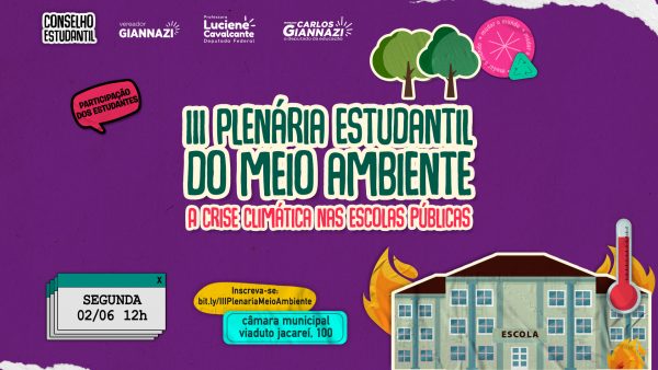 III Plenária Estudantil do Meio Ambiente! INSCREVA-SE!
