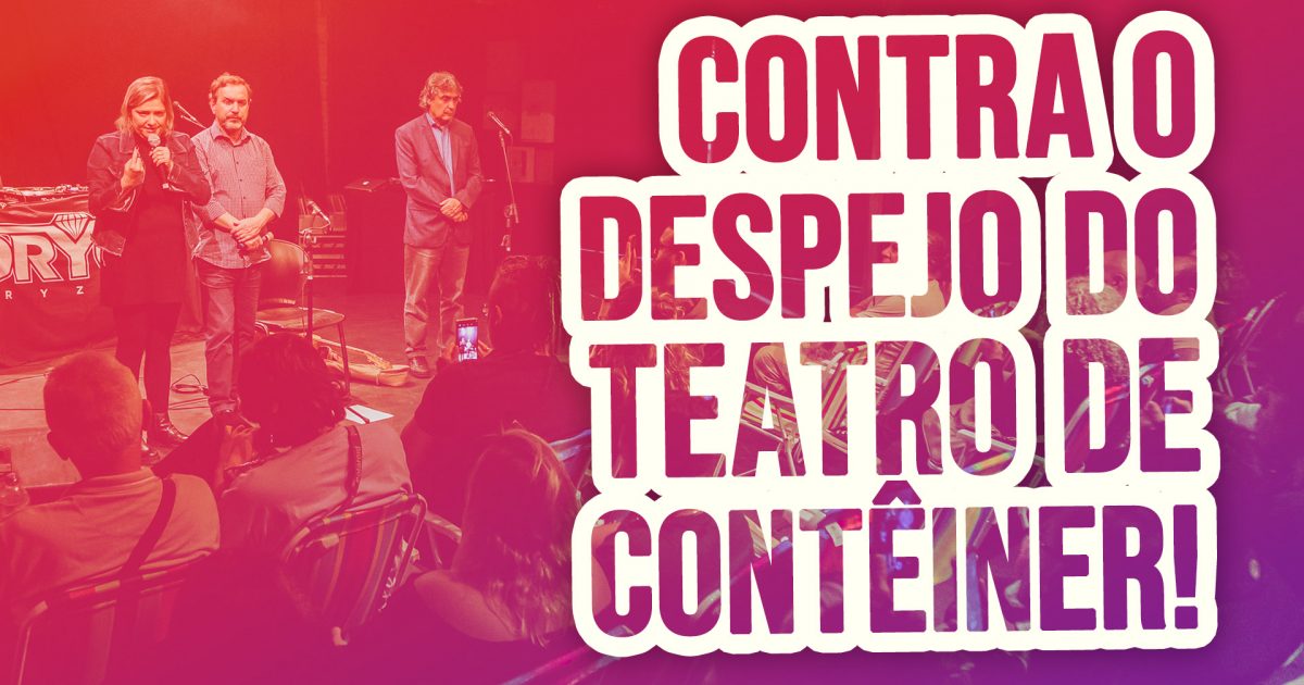 O vereador Celso Giannazi, o deputado estadual Carlos Giannazi e a deputada federal professora Luciene Cavalcante estão ao lado dos trabalhadores do setor cultural!