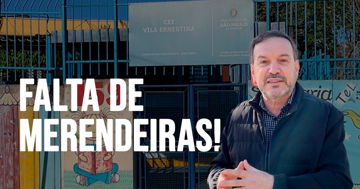 Em 23 de julho, havia apenas uma merendeira para 170 bebês!