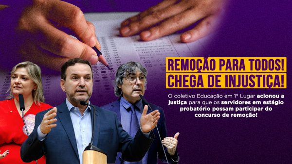 Acionamos a justiça pelo direito à remoção!