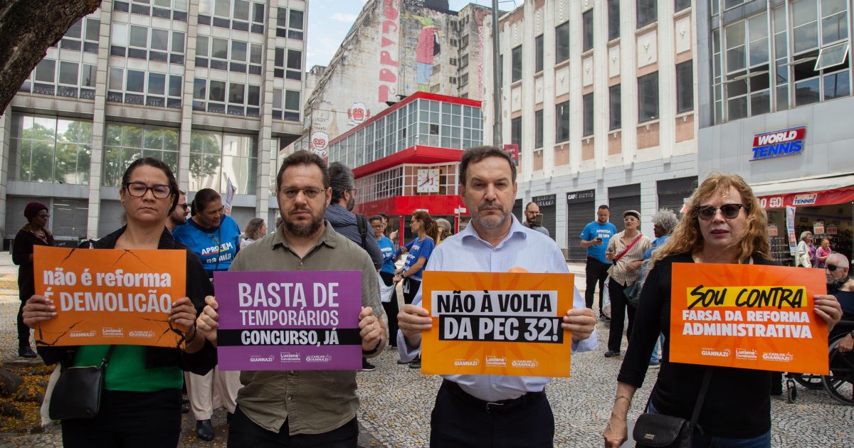 Contra a farsa da reforma administrativa!