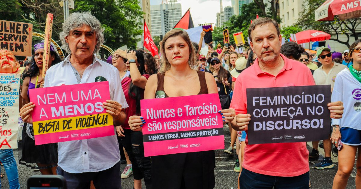 Em 7 de dezembro, milhares de pessoas ocuparam a Avenida Paulista em defesa da vida das mulheres.