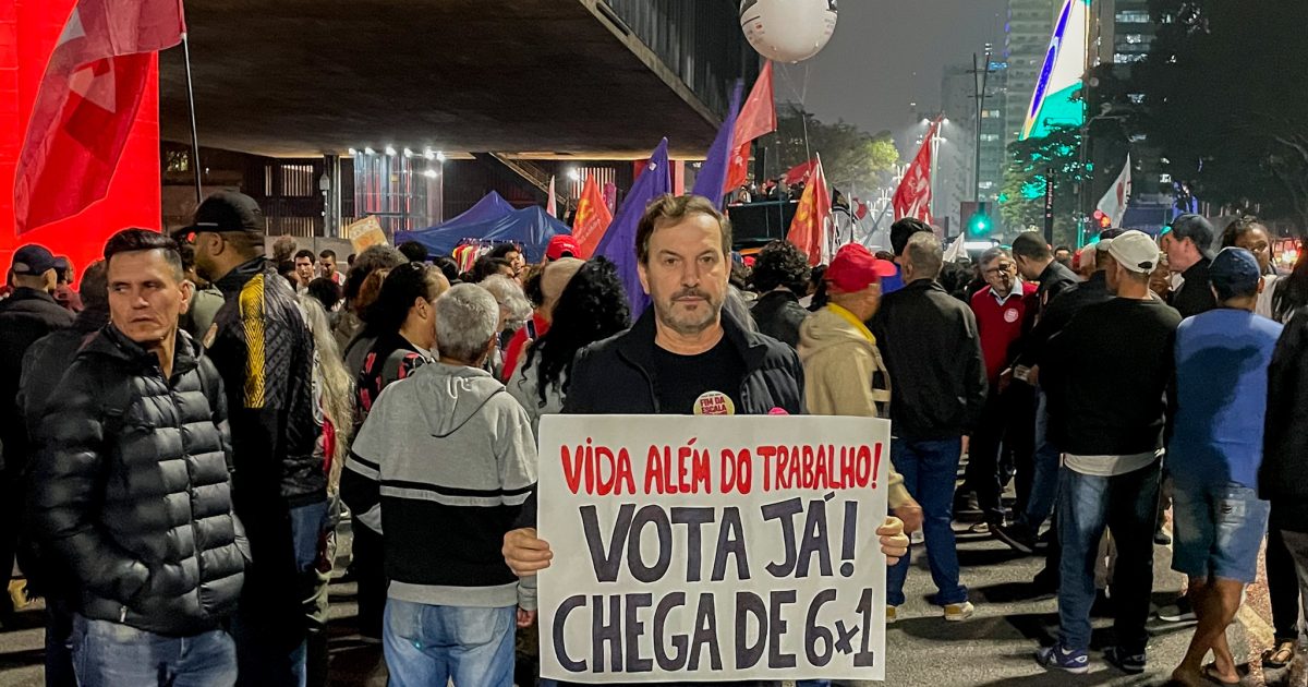 Ato pelo fim da escala 6x1 na Avenida Paulista (25/05/26)